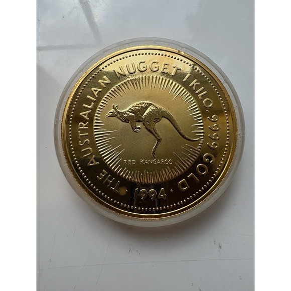 Other - Kangaroo Australia 1994 1 kg Nugget Perth Mint Paper Weight NOT GOLD
